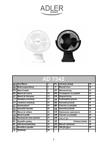 Használati útmutató Adler AD 7342 Ventilátor