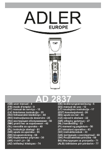 Priročnik Adler AD 2837 Lasna sponka