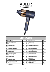 Brugsanvisning Adler AD 2280 Hårtørrer