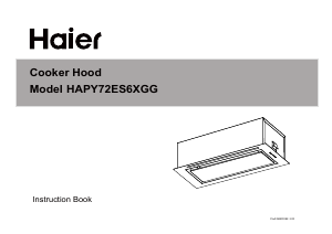 Εγχειρίδιο Haier HAPY72ES6XGG Απορροφητήρας