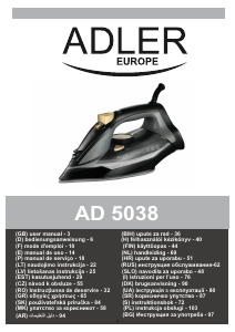 Priručnik Adler AD 5038 Glačalo