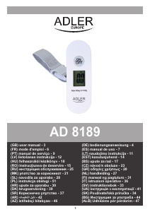 Priručnik Adler AD 8189 Vaga za prtljagu