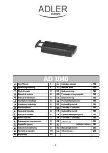 Manual de uso Adler AD 1040 Destructora
