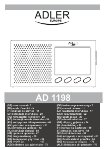 Посібник Adler AD 1198 Радіо