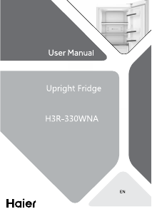 Bruksanvisning Haier H3R-330WNA Kylskåp
