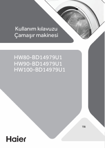 Kullanım kılavuzu Haier HW100-B14979U1 Çamaşır makinesi