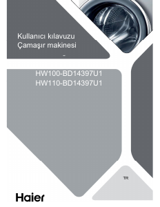 Kullanım kılavuzu Haier HW100-BD14397U1 Çamaşır makinesi