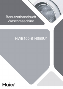 Bedienungsanleitung Haier HWB100-B14858U1 Waschmaschine