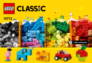 Manual Lego set 10713 Classic Mala criativa