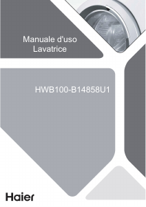 Manuale Haier HWB100-B14858U1 Lavatrice