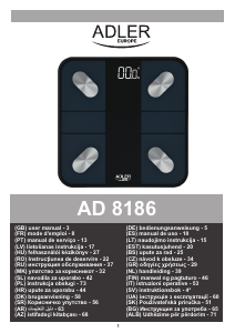 Manual Adler AD 8186 Cântar