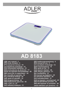 كتيب Adler AD 8183 مقياس