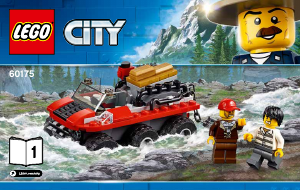 Handleiding Lego set 60175 City Bergrivieroverval