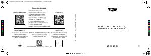 Handleiding Cadillac Escalade (2025)