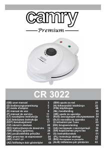 Manuale Camry CR 3022 Grill a contatto