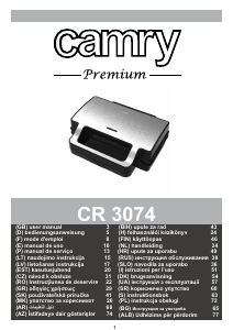 Priročnik Camry CR 3074 Kontaktni žar