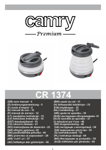 Manual Camry CR 1374 Fierbător