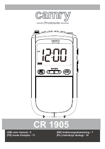 Bedienungsanleitung Camry CR 1905 Radio