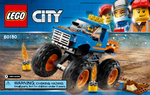 Käyttöohje Lego set 60180 City Monsteriauto