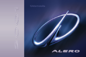 Handleiding Oldsmobile Alero (2001)