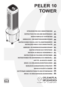 Instrukcja Olimpia Splendid Peler Tower 10 Wentylator