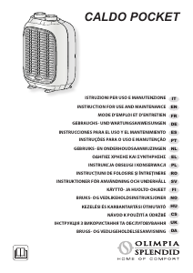 Manual de uso Olimpia Splendid Caldo Pocket Calefactor
