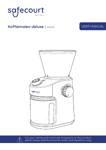 Bedienungsanleitung Safecourt KG400 Kaffeemühle