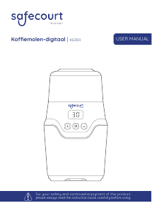 Manual Safecourt KG300 Coffee Grinder