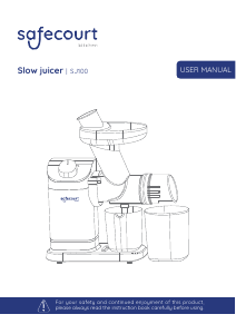 Bruksanvisning Safecourt SJ100 Juicepress