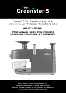 Bedienungsanleitung Tribest GS5-2GY-B Entsafter