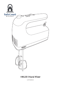 Handleiding Safecourt HM516S Handmixer