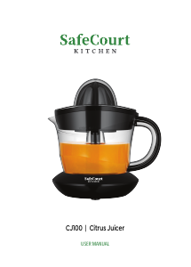 Handleiding Safecourt CJ100 Citruspers