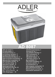 Kasutusjuhend Adler AD 8087 Külmakast