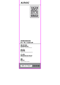 Bedienungsanleitung Auriol IAN 317441 Armbanduhr