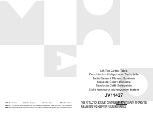 Instrukcja Costway JV11427 Stolik