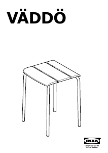 Kullanım kılavuzu IKEA VADDO Tabure