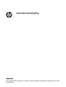 Handleiding HP 17-cp3018nb Laptop