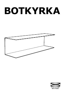 Hướng dẫn sử dụng IKEA BOTKYRKA Kệ