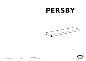 Mode d’emploi IKEA PERSBY Étagère murale