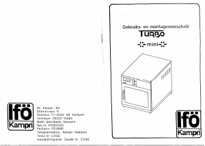 Handleiding Ifö Kampri Turbo-Mini (5 buttons) Oven