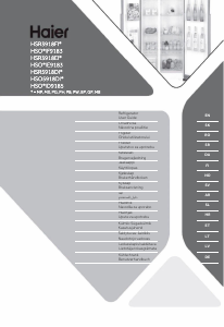 Bedienungsanleitung Haier HSR5918DIPB Kühl-gefrierkombination