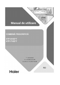 Manual Haier HTF-710DP7 Combina frigorifica