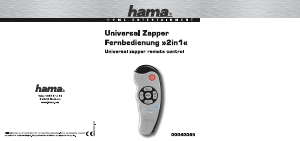 Bedienungsanleitung Hama 00040085 2in1 Fernbedienung