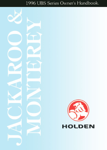 Manual Holden Monterey (1996)