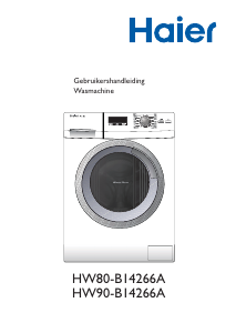 Manual de uso Haier HW80-B14266A Lavadora