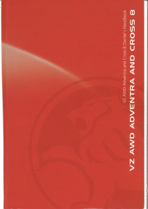 Manual Holden VZ Adventra (2005)