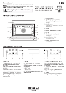 Manual Hotpoint-Ariston HACW7O7HTSBUK Oven