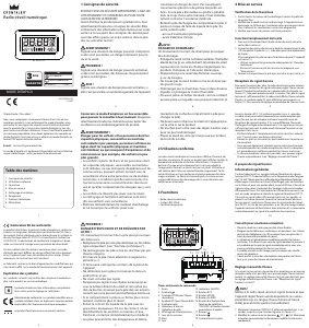 Mode d’emploi Krontaler AC 0707-01 Radio-réveil