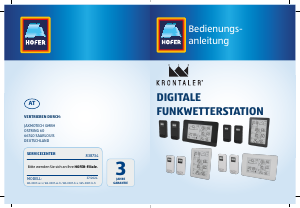 Bedienungsanleitung Krontaler WS-0307-b-h Wetterstation