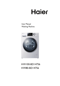 Mode d’emploi Haier HW100-BD14756 Lave-linge